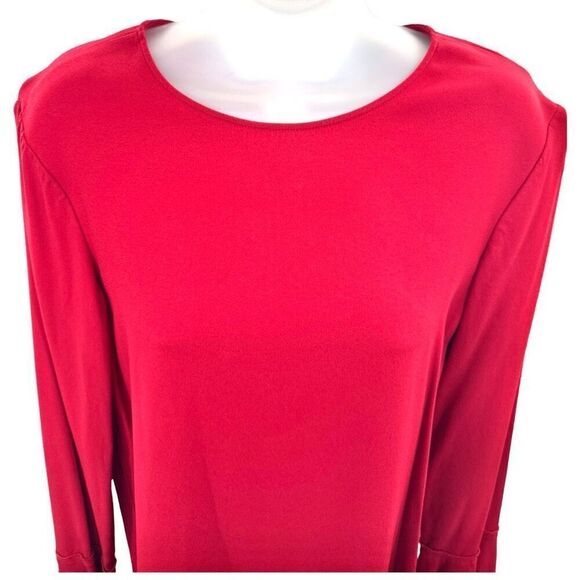 Theory Marah Pleated Crepe Mini Dress Womens Size 6. - Picture 2 of 10